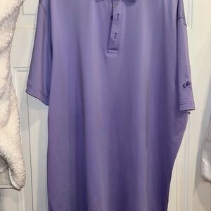 Callaway Men's Lavender Polo Shirt Opti Dri XL